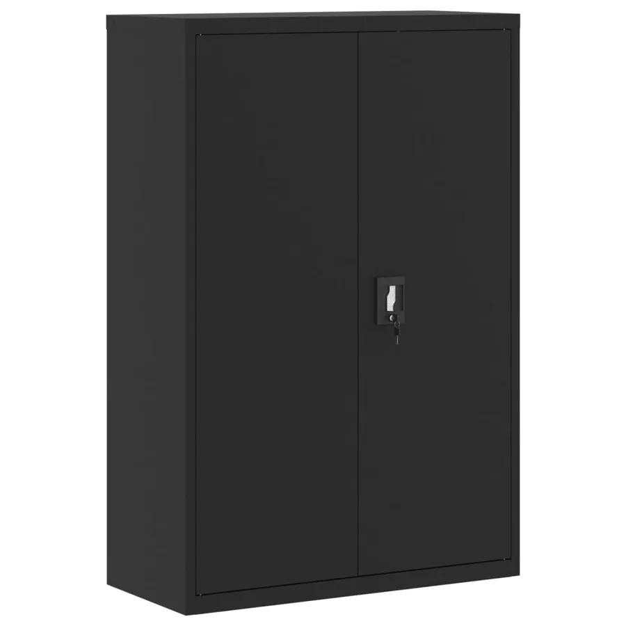 Classeur noir 90x40x180 cm acier - 7