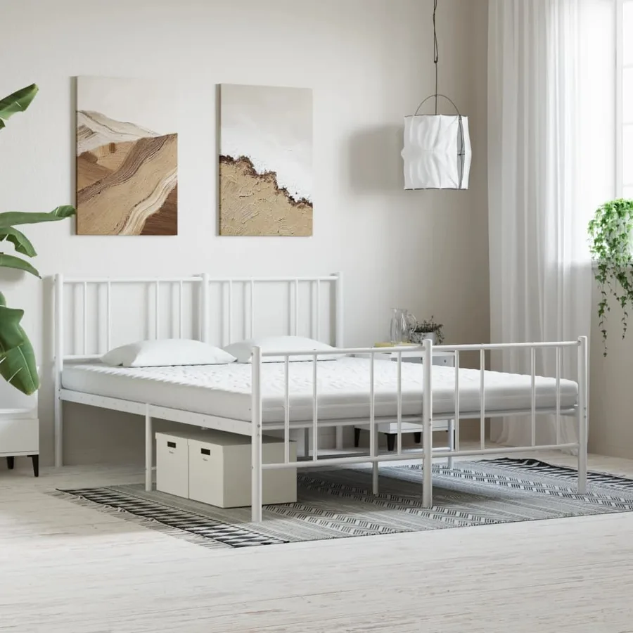 Matelas en mousse blanc 160x200 cm 7 zones dureté 20 ILD - 2