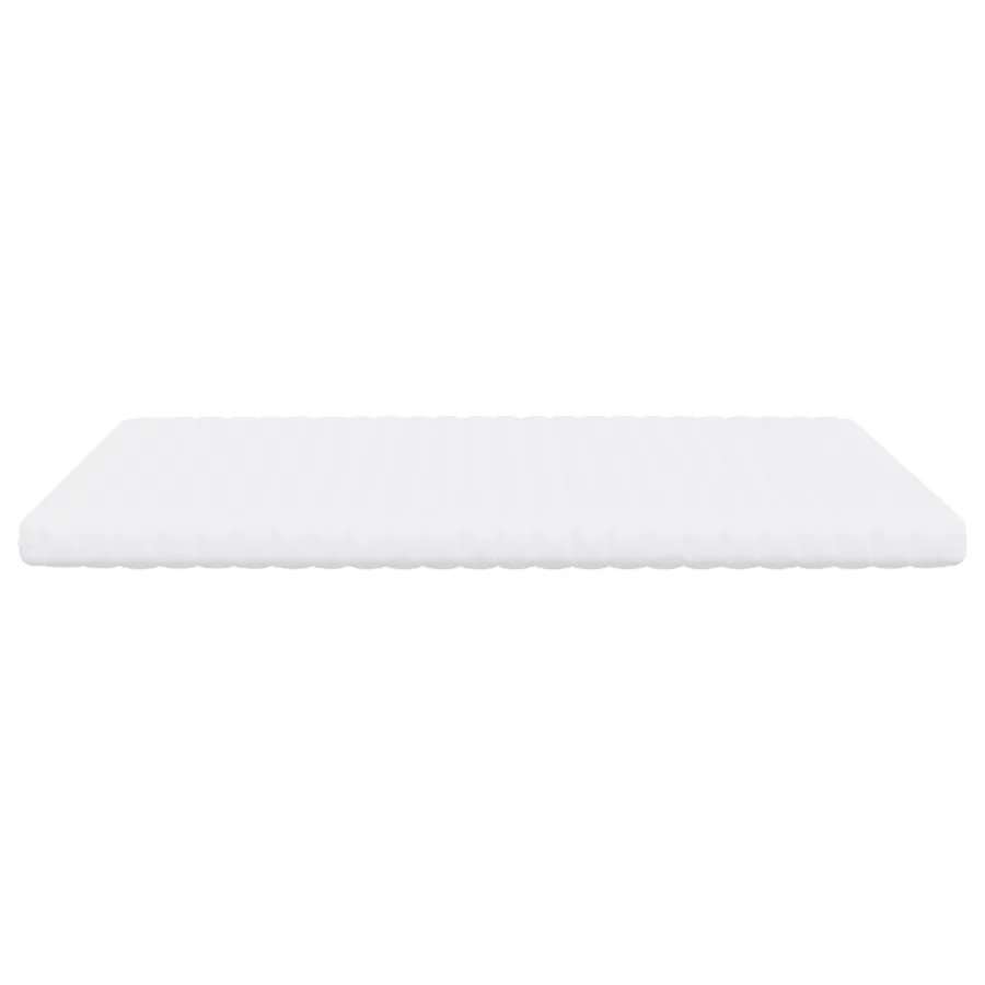 Matelas en mousse blanc 160x200 cm 7 zones dureté 20 ILD - 4