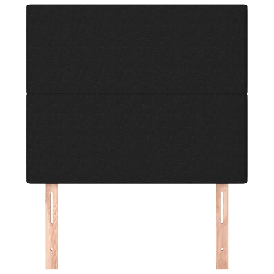 Tête de lit Noir 90x5x118/128 cm Tissu - 3