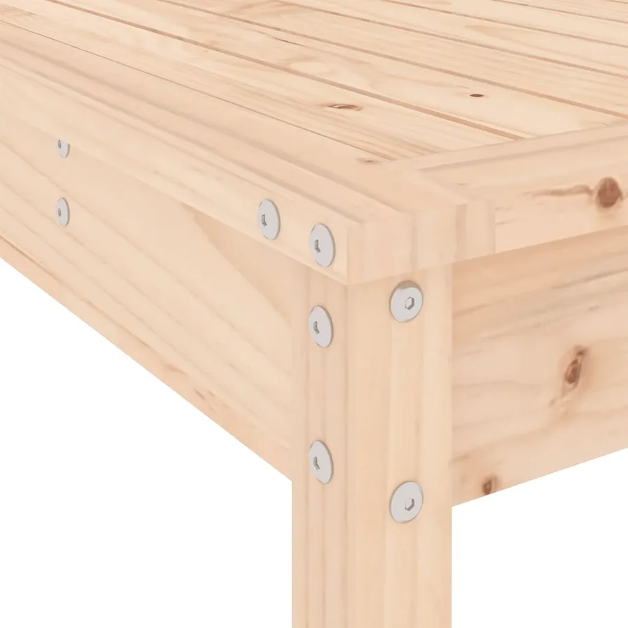 Ensemble de bar de jardin 5 pcs bois de pin massif - 7