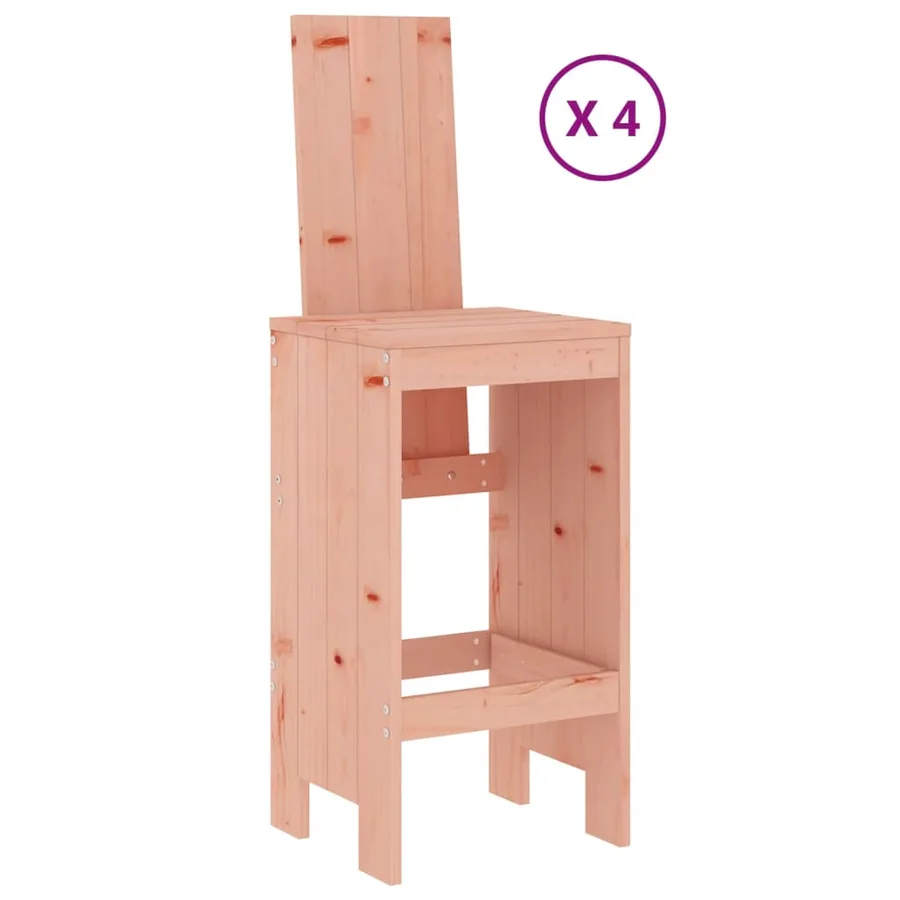 Ensemble de bar de jardin 5 pcs bois massif de Douglas - 3