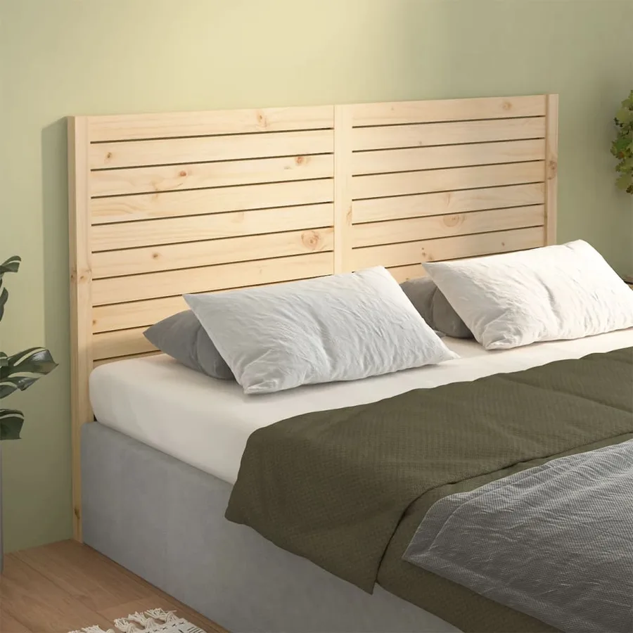 Tête de lit 146x4x100 cm Bois massif de pin - 4