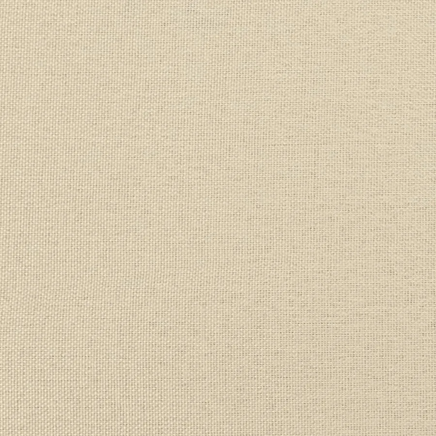 Ensemble de canapés 2 pcs avec coussins Crème Tissu - 5