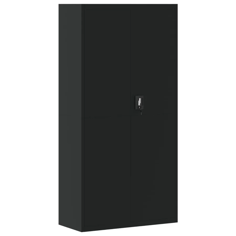Classeur noir 90x40x180 cm acier - 2