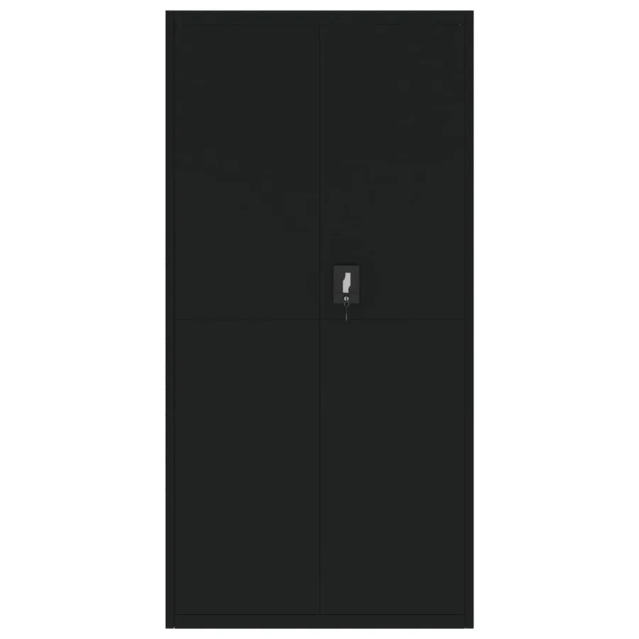 Classeur noir 90x40x180 cm acier - 3