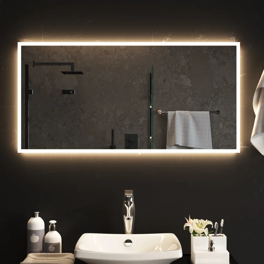 Miroir de salle de bain à LED 50x100 cm - 3