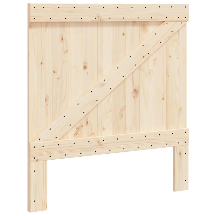 Tête de lit 100x104 cm bois massif de pin - 2