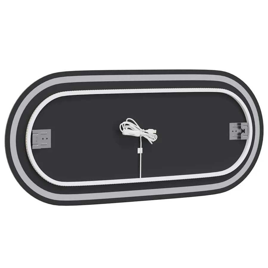 Miroir de salle de bain à LED 100x45 cm ovale - 8