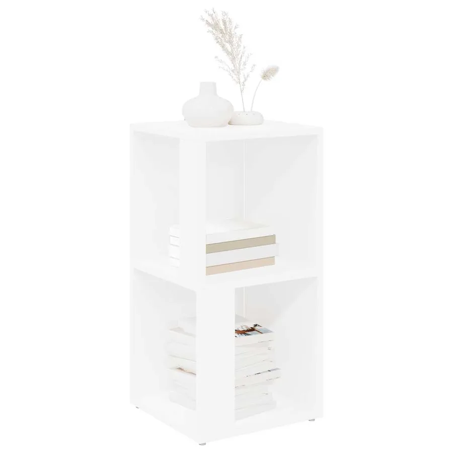 Armoire d'angle Blanc 33x33x67 cm Bois d'ingénierie - 3