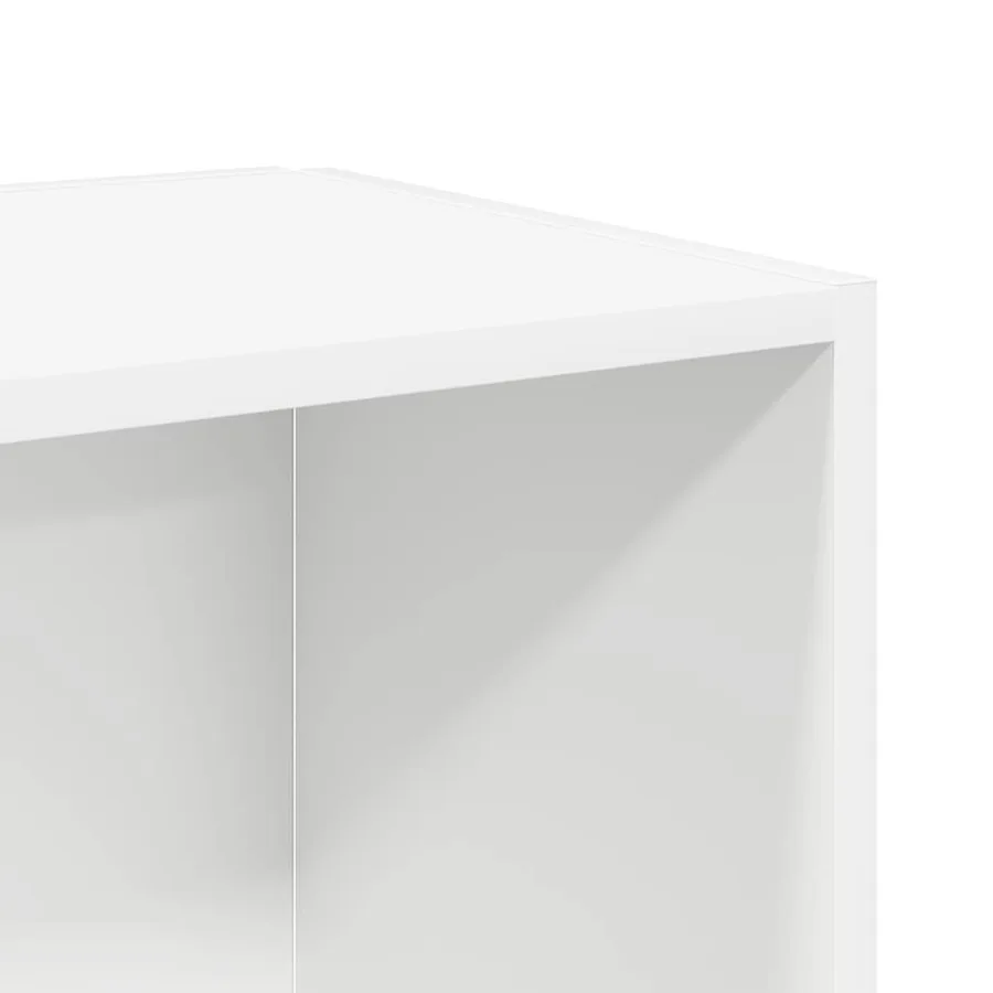 Armoire d'angle Blanc 33x33x67 cm Bois d'ingénierie - 8