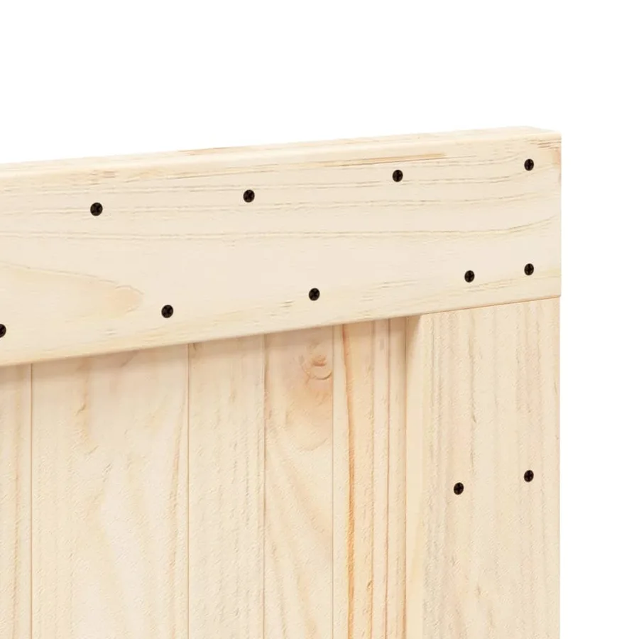 Tête de lit 100x104 cm bois massif de pin - 6
