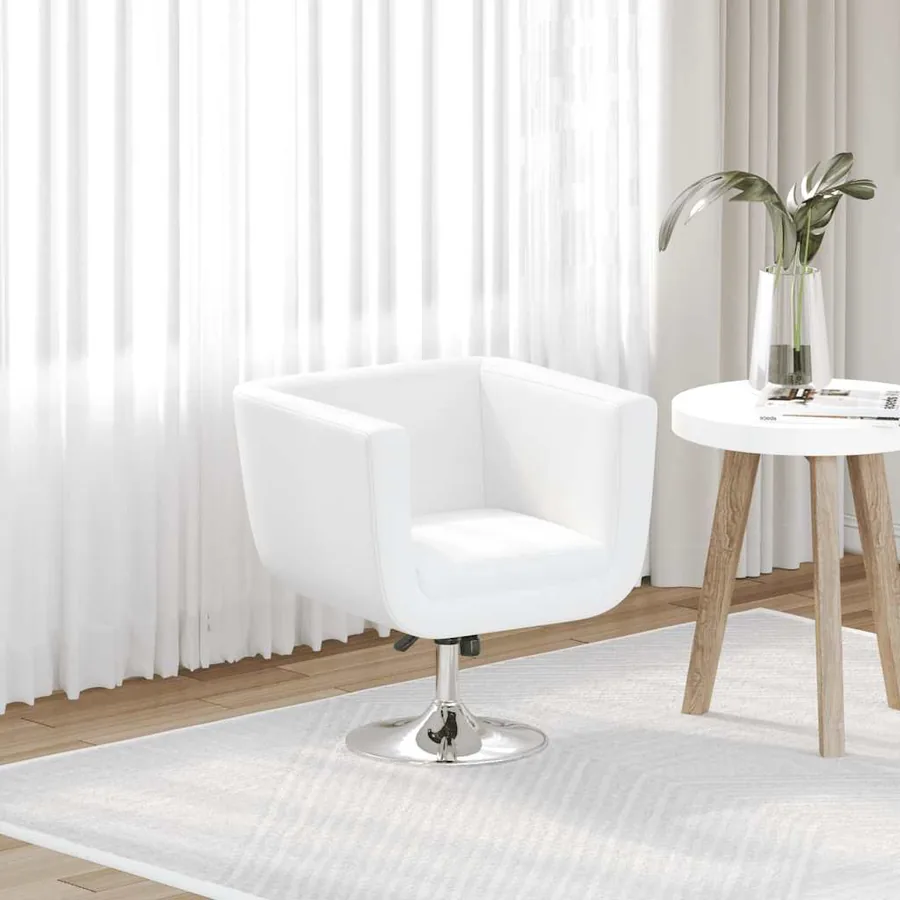 Tabouret de bar Blanc Similicuir