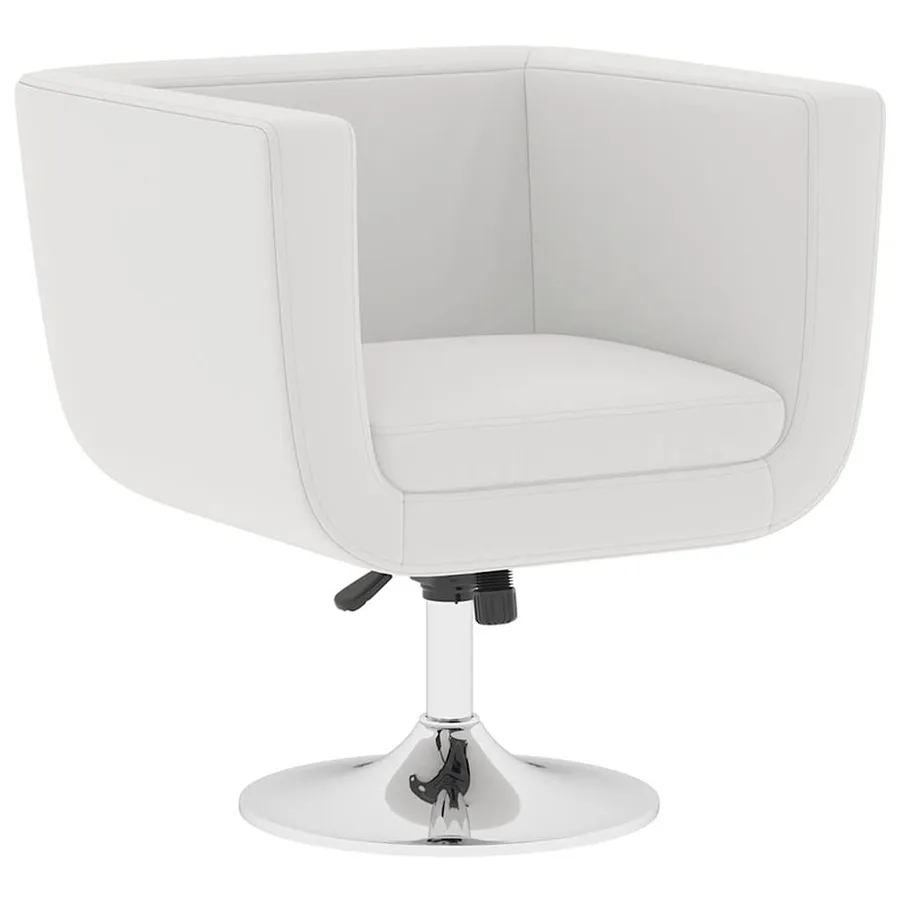 Tabouret de bar Blanc Similicuir - 2