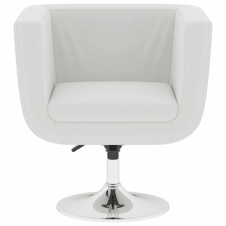 Tabouret de bar Blanc Similicuir - 3