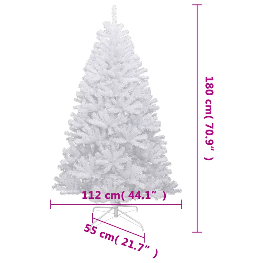 Sapin de Noël artificiel à charnières avec neige floquée 180 cm - 9