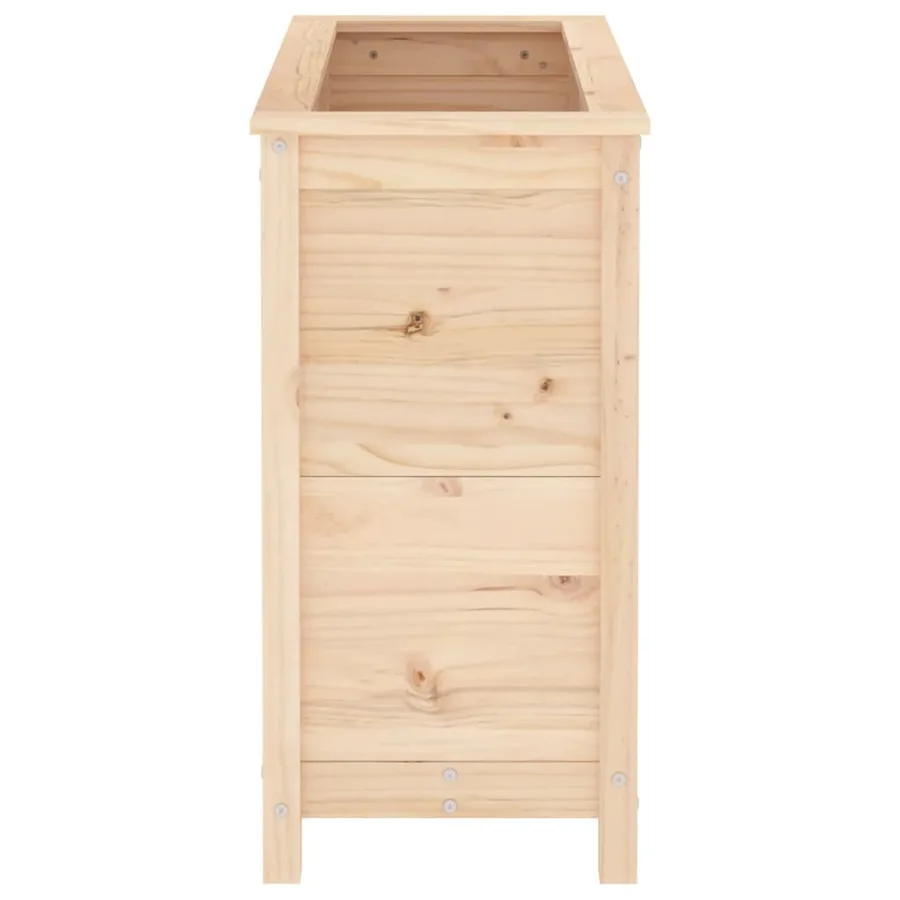 Jardinière 82,5x40x78 cm bois de pin massif - 5