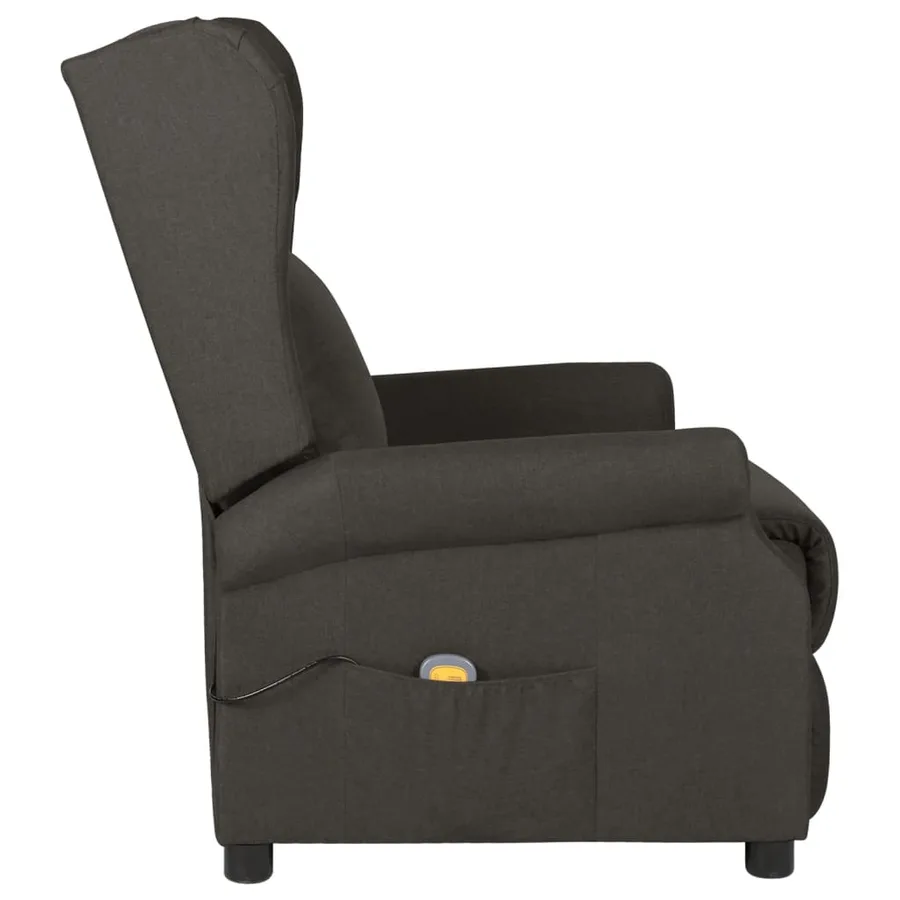 Fauteuil de massage Taupe Tissu - 3