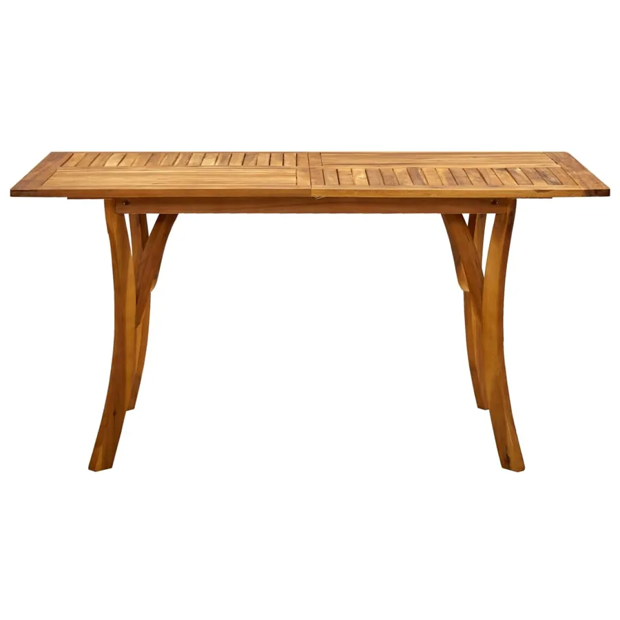 Table de jardin 150x90x75 cm Bois d'acacia solide - 2