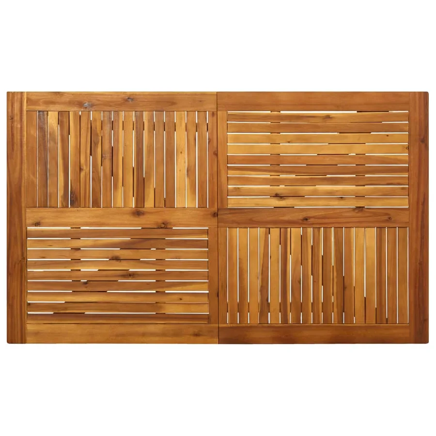 Table de jardin 150x90x75 cm Bois d'acacia solide - 4