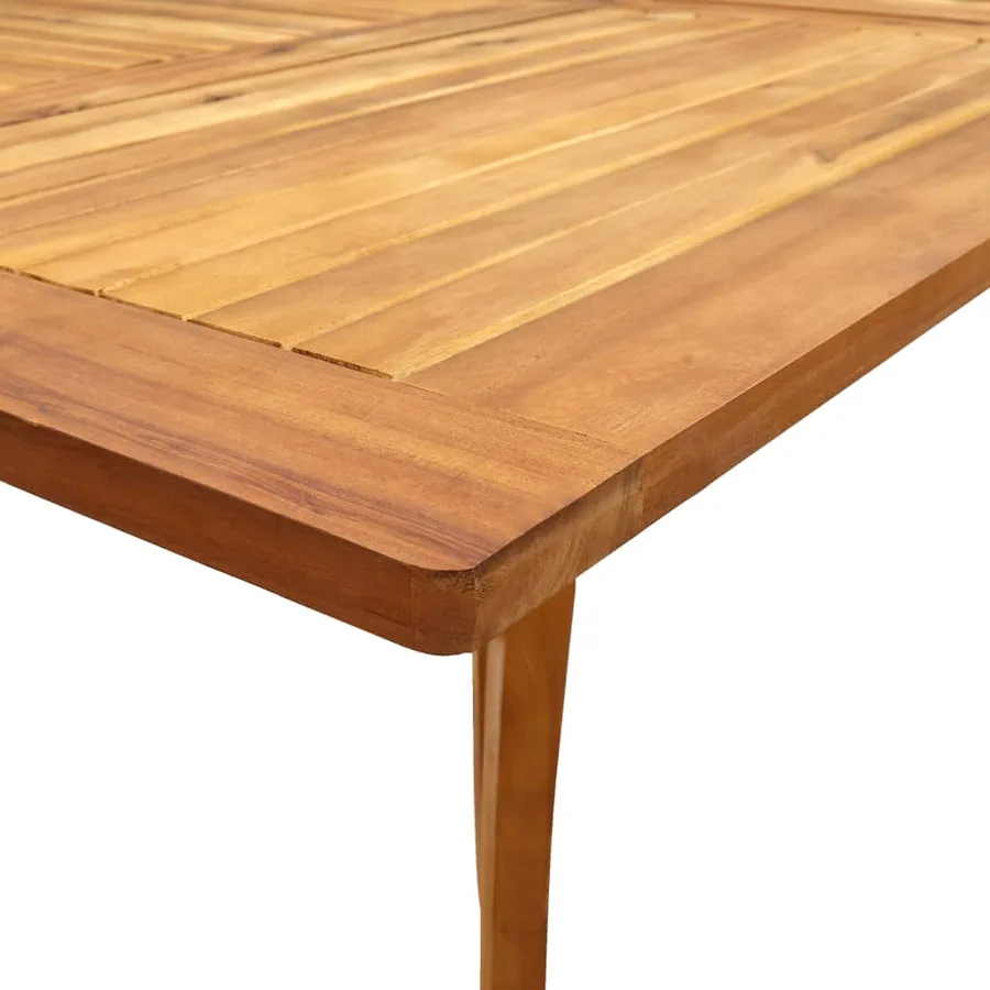 Table de jardin 150x90x75 cm Bois d'acacia solide - 6