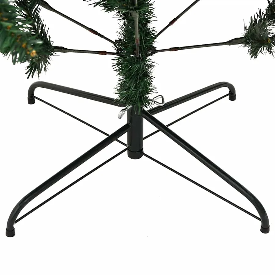 Sapin de Noël artificiel à charnières avec support 210 cm - 6