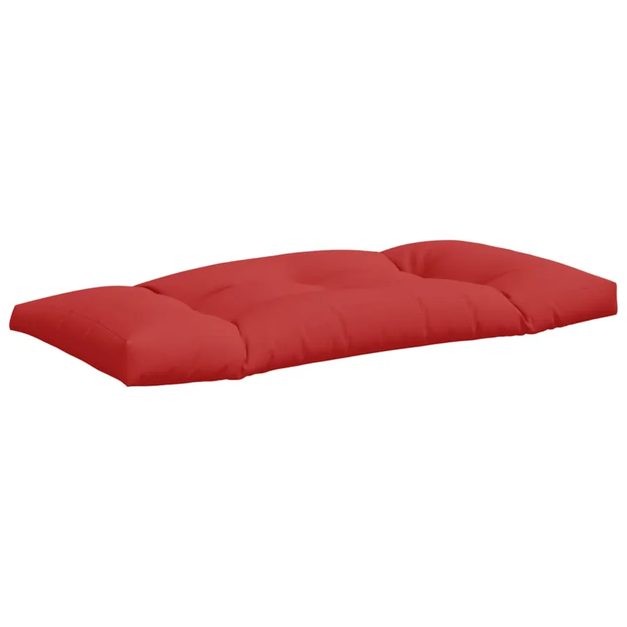 Coussins de palette lot de 2 rouge tissu - 6