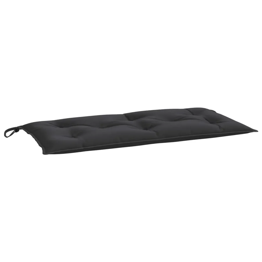 Coussin de banc de jardin noir 100x50x7 cm tissu oxford - 2