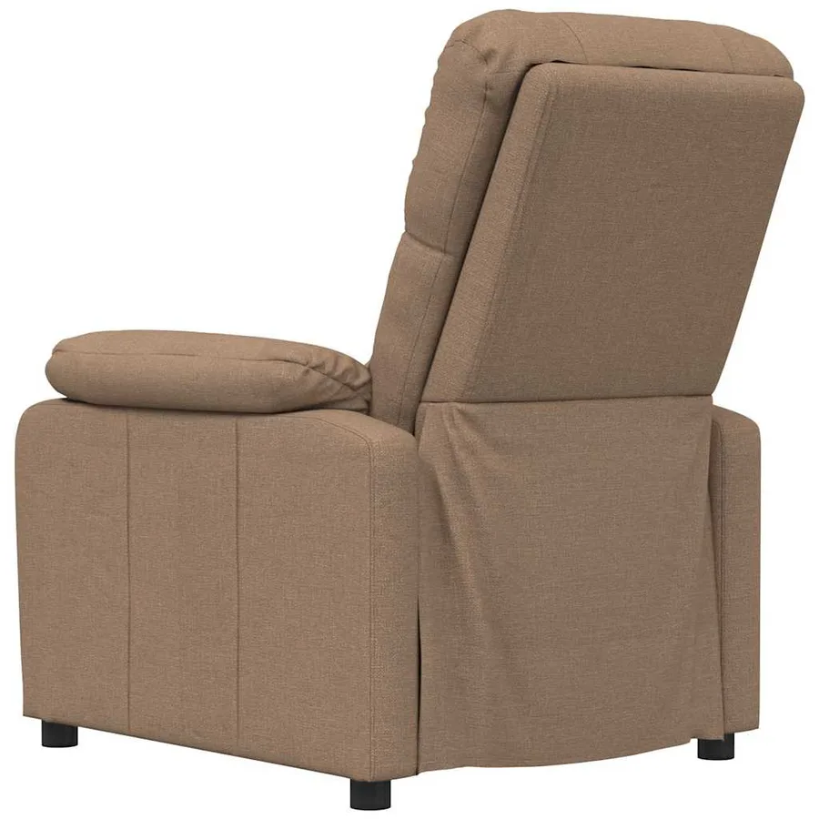 Fauteuil inclinable Marron Tissu - 5