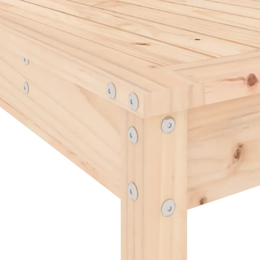 Ensemble de bar de jardin 5 pcs bois de pin massif - 7