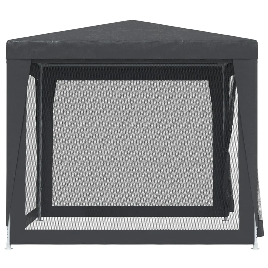 Tente de fête 4 parois latérales en maille Anthracite 2.5x2.5 m - 4