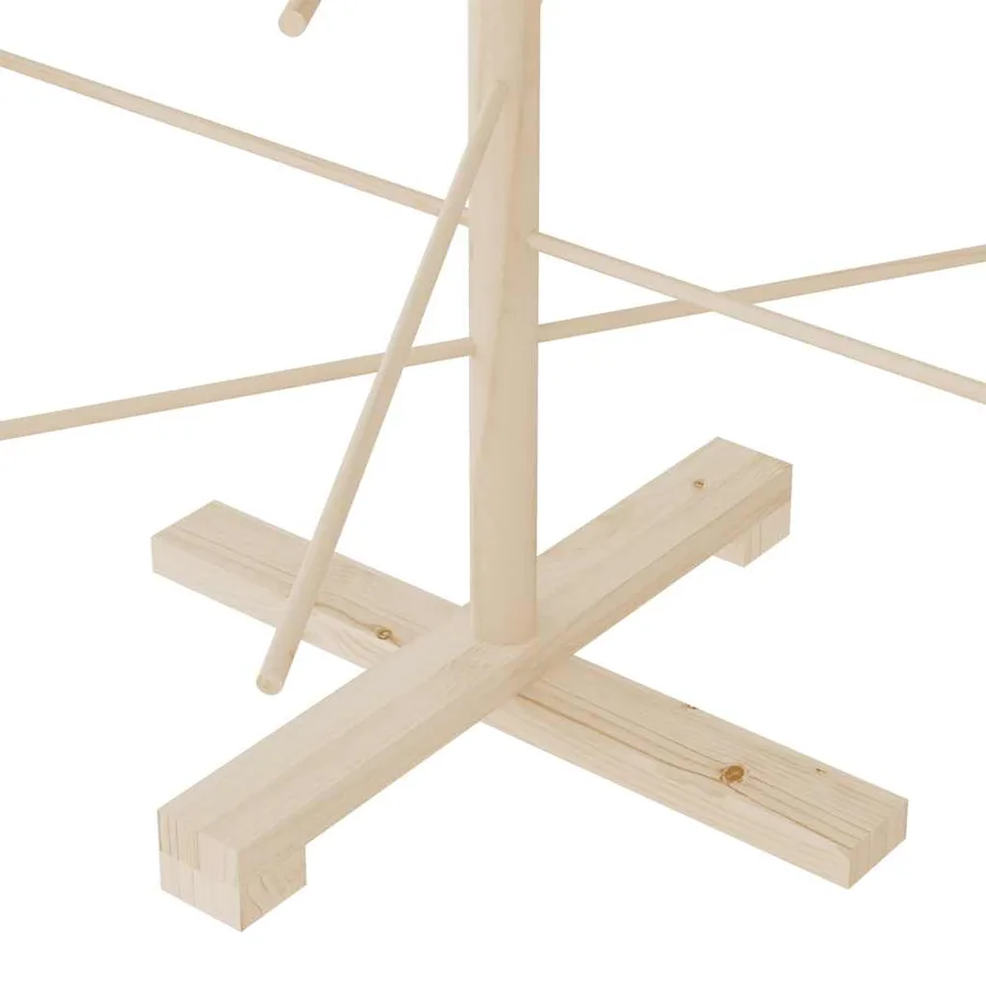 Arbre de Noël en bois pour décoration 180 cm bois massif de pin - 6