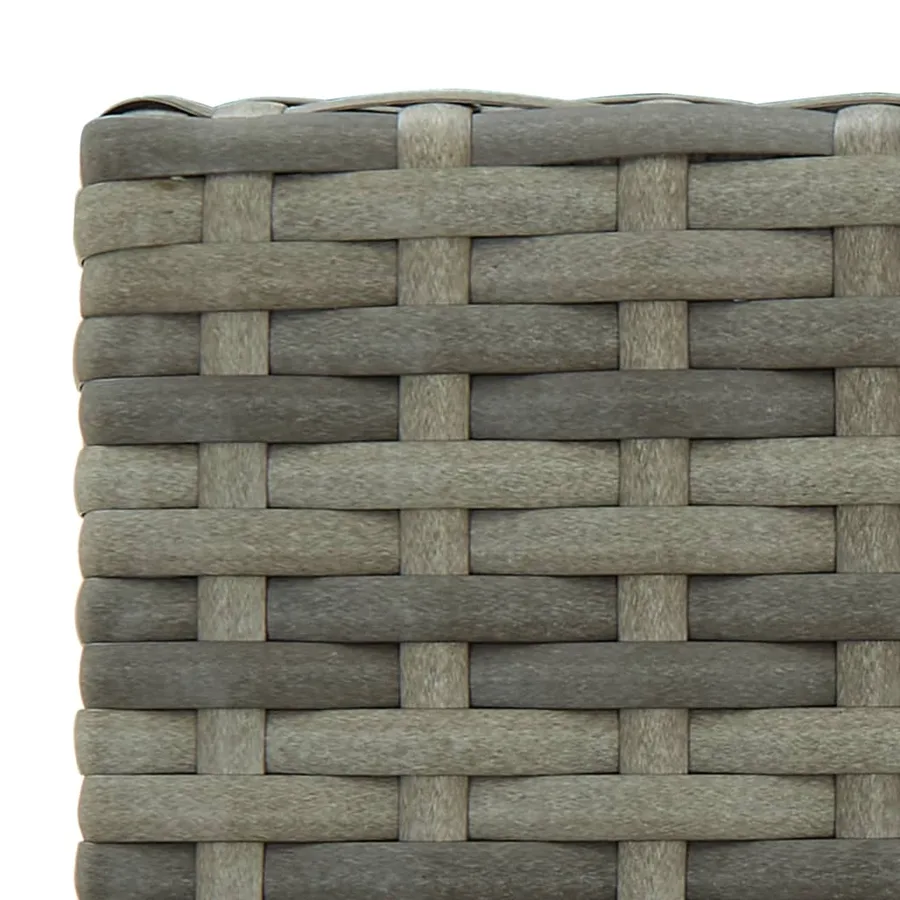 Ensemble de bar de jardin 9 pcs Gris - 10