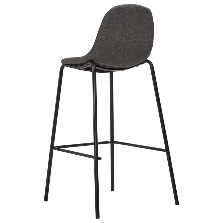 Ensemble de bar 3 pcs Tissu Gris foncé - 6