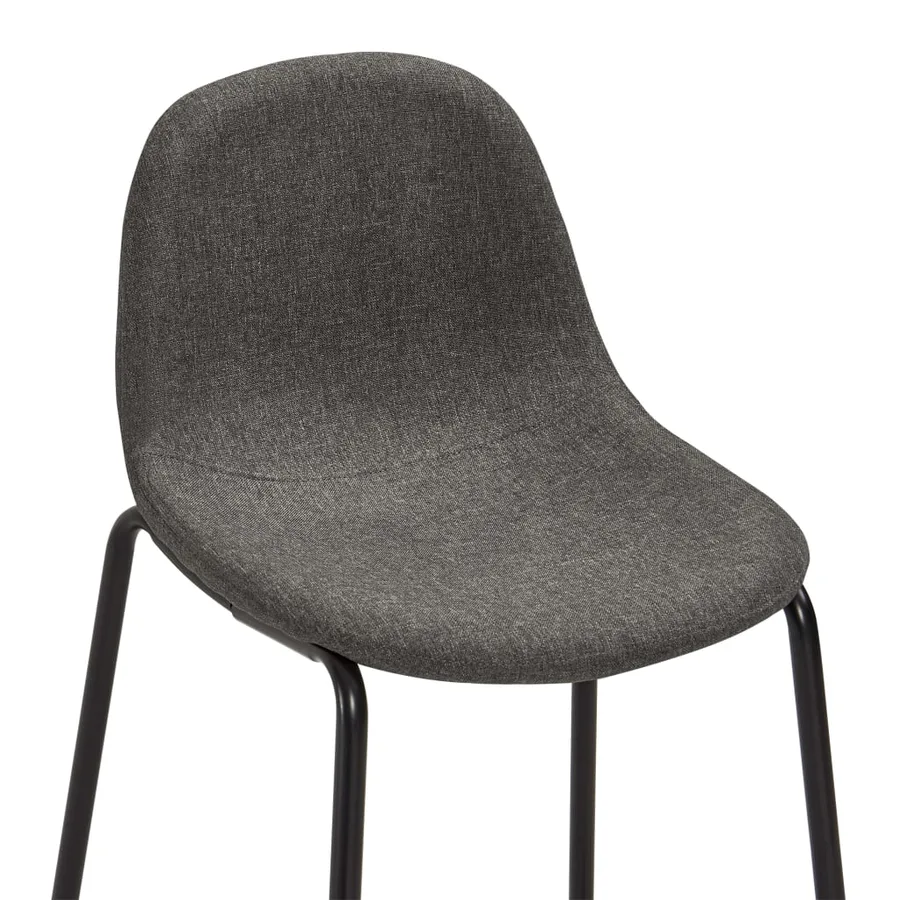 Ensemble de bar 3 pcs Tissu Gris foncé - 7
