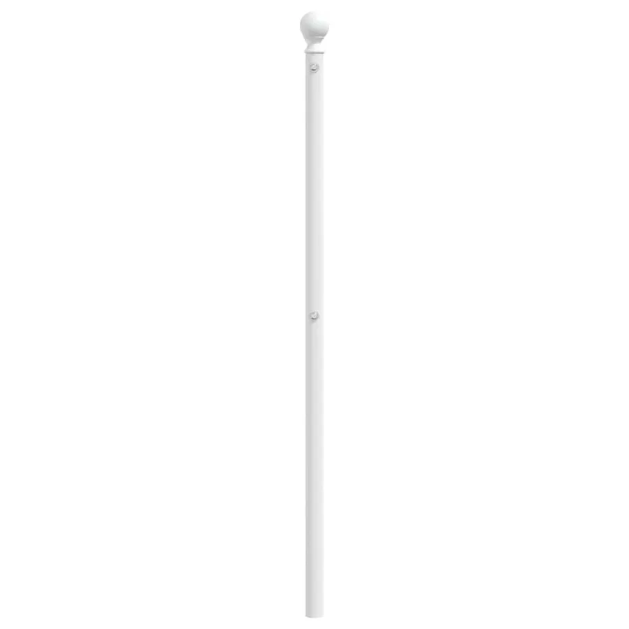 Tête de lit de remplacement métal blanc 135 cm - 5