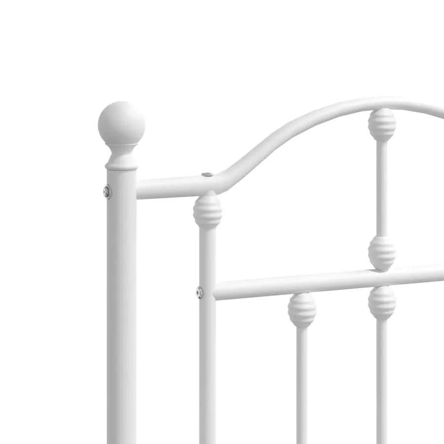 Tête de lit de remplacement métal blanc 135 cm - 6