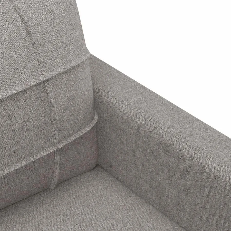 Canapé à 2 places Taupe 120 cm Tissu - 6