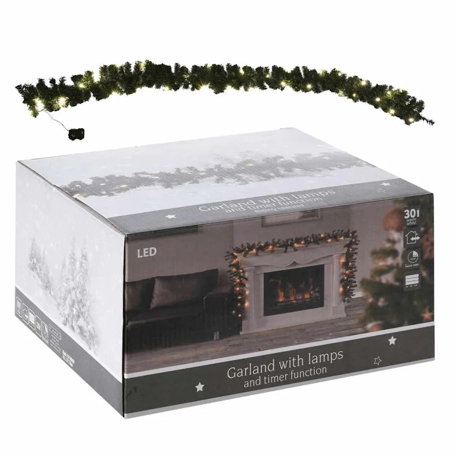 Ambiance Guirlande lumineuse de Noël avec 30 LED 270 cm - 2