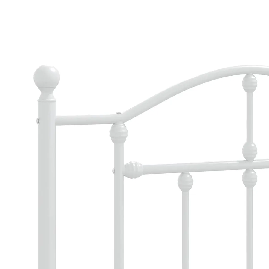 Tête de lit de remplacement métal blanc 100 cm - 6