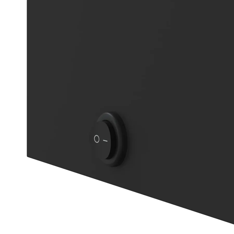 Armoire de salle de bain à miroir avec LED noir 60x13x52 cm - 10