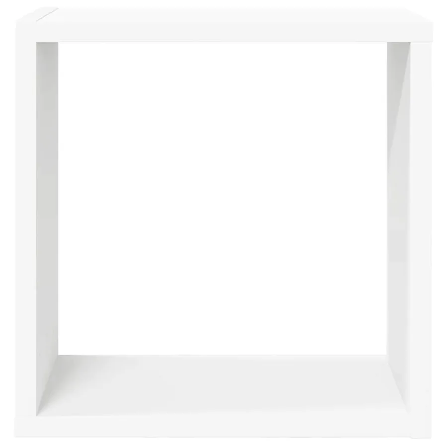 Étagères cube murales 2 pcs Blanc 30x15x30 cm - 6