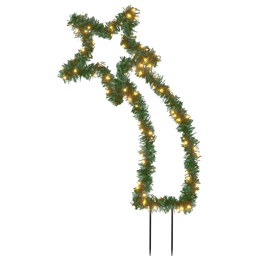 Décoration lumineuse météore de Noël avec piquets 115 LED 89 cm - 2