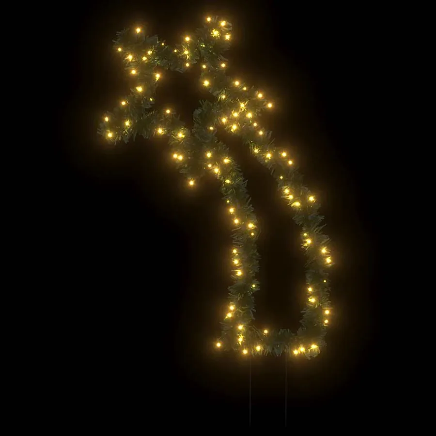 Décoration lumineuse météore de Noël avec piquets 115 LED 89 cm - 3
