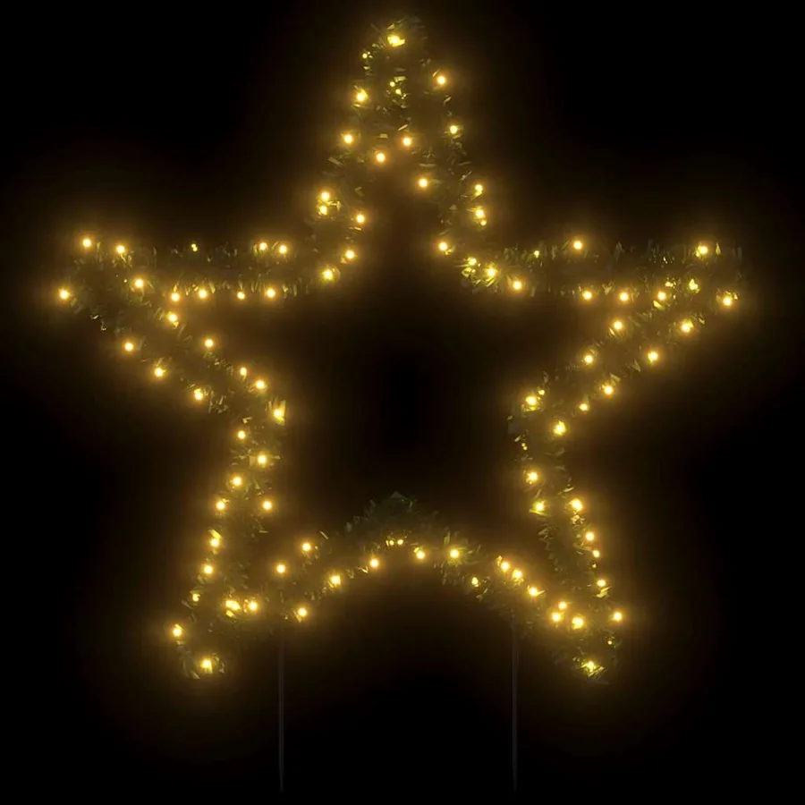 Décoration lumineuse étoile de Noël avec piquets 115 LED 85 cm - 3