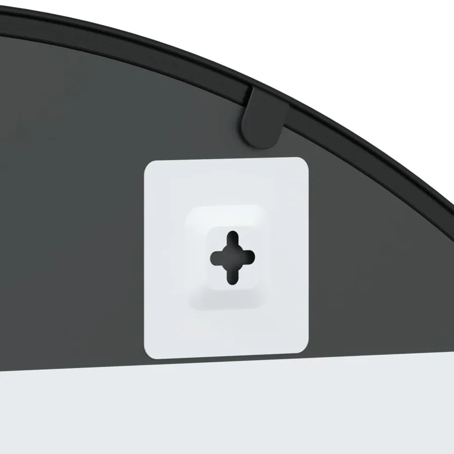 Miroir mural noir 80x120 cm arche fer - 6