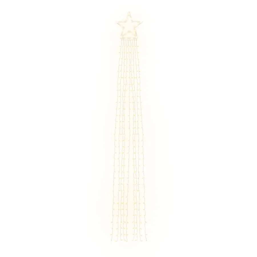 Guirlande de sapin de Noël 320 LED blanc chaud 375 cm - 4
