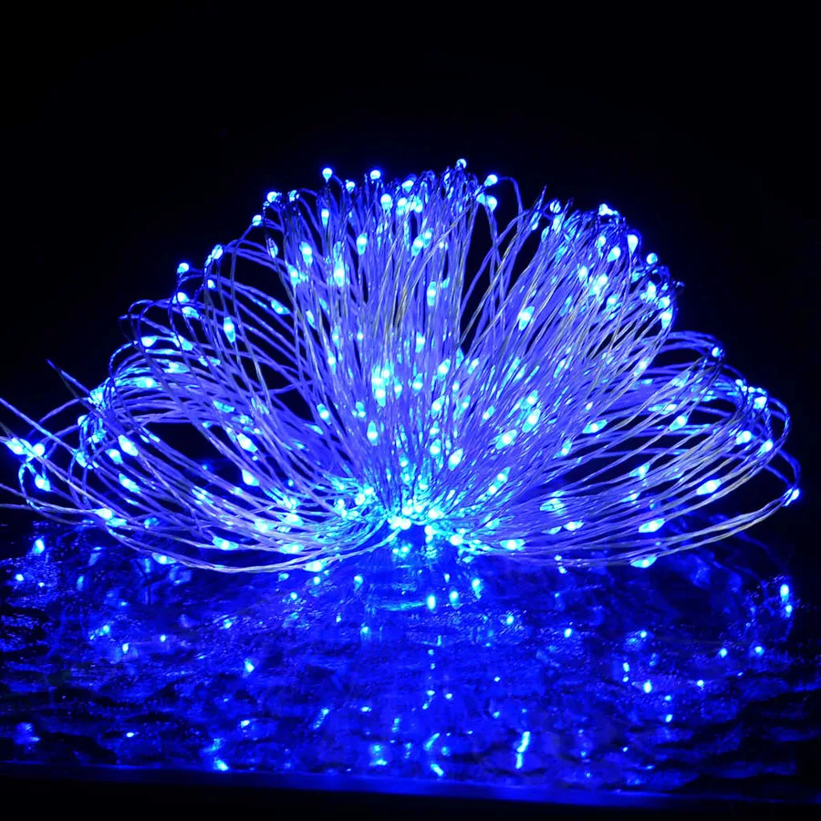 Guirlande LED avec 300 LED Bleu 30 m - 3