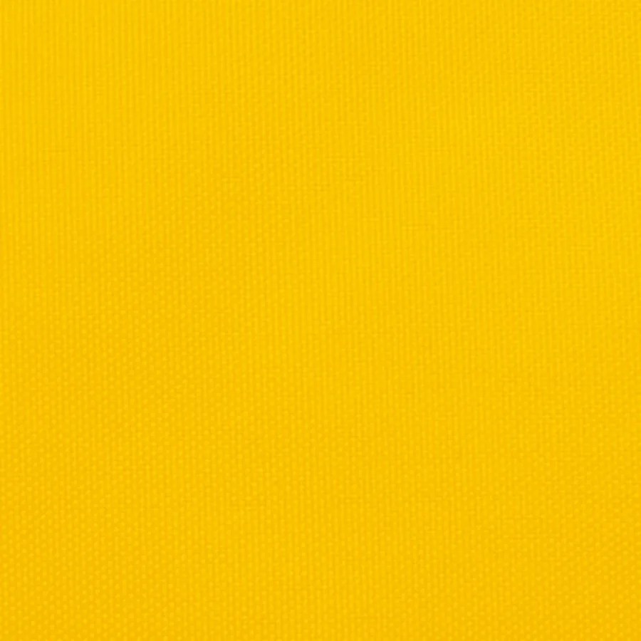 Voile de parasol tissu oxford carré 3,6x3,6 m jaune - 9
