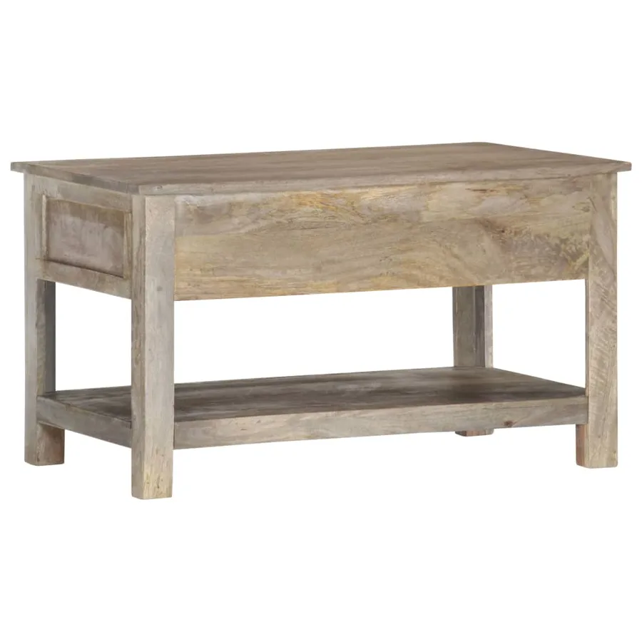 Table basse 82x52x47 cm Bois de manguier massif - 4